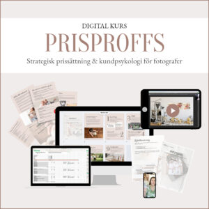 Digital kurs: Prisproffs – strategisk prissättning & kundpsykologi för fotografer