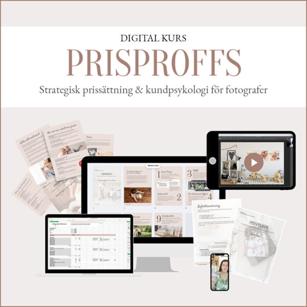 Digital kurs: Prisproffs - strategisk prissättning & kundpsykologi för fotografer